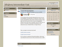 Tablet Screenshot of moodle.aiu3.net